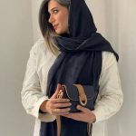 شال پلیسه حاشیه پولکی (30807)