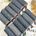 شال پلیسه برشکاه منگوله دار (30802)