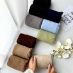 شال پلیسه لب ریش بهاره(30823)