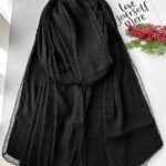 شال پلیسه لبه گیپور (30824)