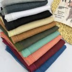 شال پلیسه لبه گیپور وارداتی (30674)