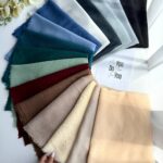 شال پلیسه ۴طرف ریش بهاره(30872)