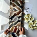 شال پلیسه نخی منگله دار بهاره(30874)