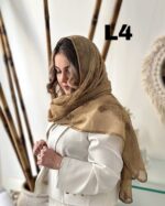 شال ابریشم پاپیونی وارداتی (30929) - Image 6