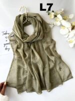 شال ابریشم پاپیونی وارداتی (30929) - Image 12