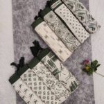 شال پلیسه نخی منگوله دار (30932)