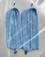 شال پلیسه برشکاه ابی (30982) - Image 8