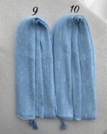 شال پلیسه برشکاه ابی (30982) - Image 5