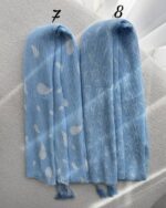 شال پلیسه برشکاه ابی (30982) - Image 4