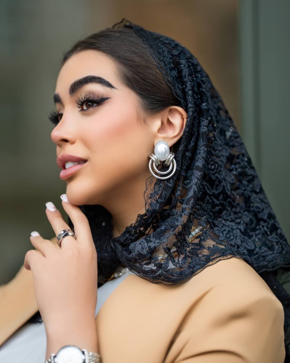 مینی اسکار گیپور لبه دانتل(30986) - Image 4
