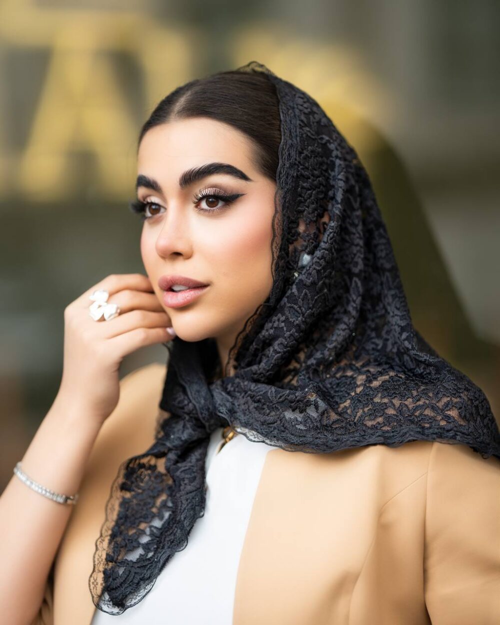 مینی اسکار گیپور لبه دانتل(30986) - Image 2