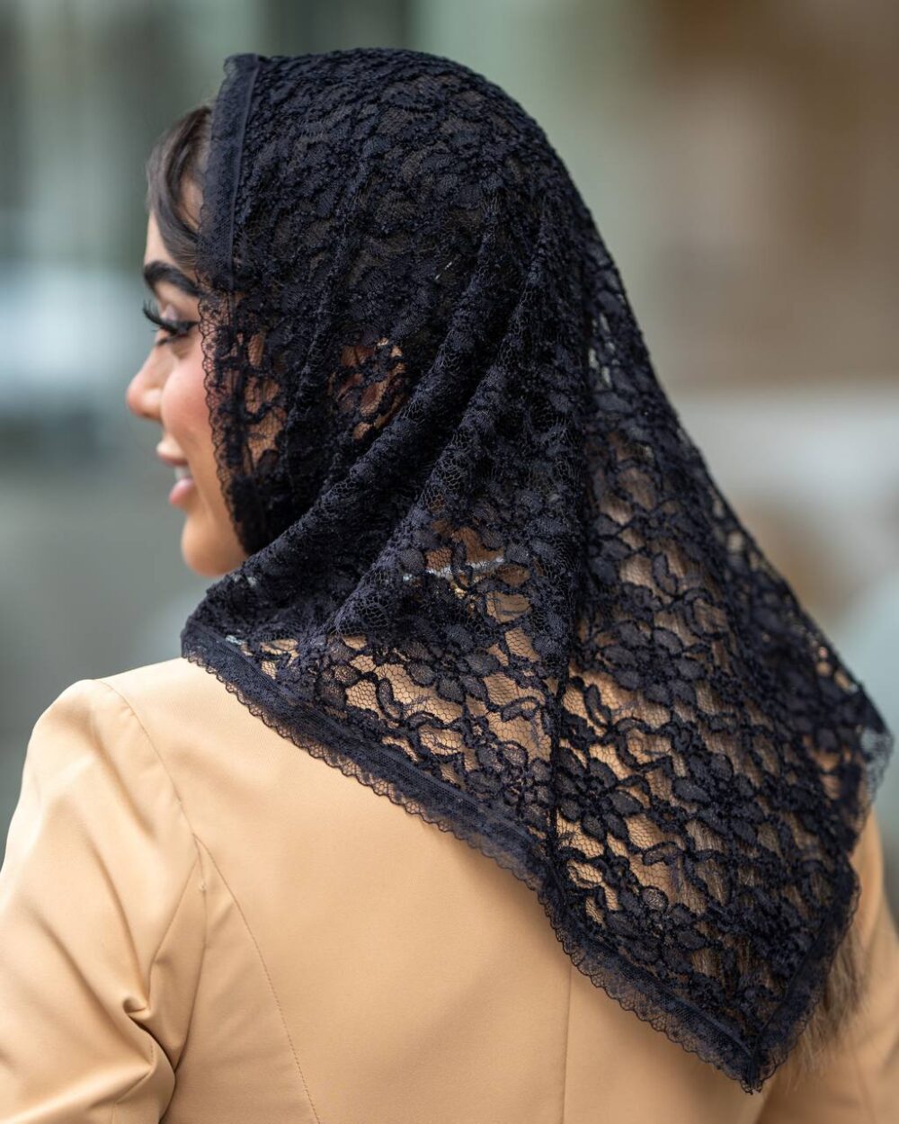 مینی اسکار گیپور لبه دانتل(30986) - Image 1