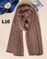 شال پفکی چهار طرف ریش (30992) - Image 6