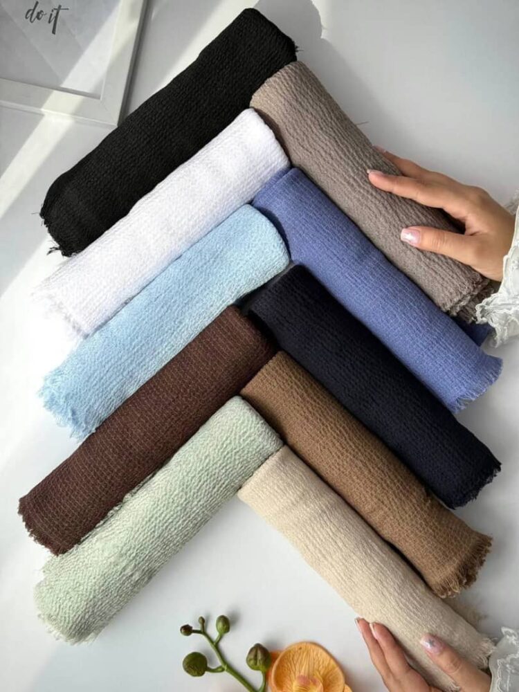 شال نخی موناکو ۴طرف ریش(31106)