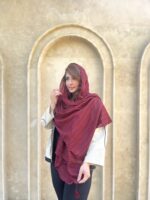 شال پفکی زارا منگوله دار(31131)