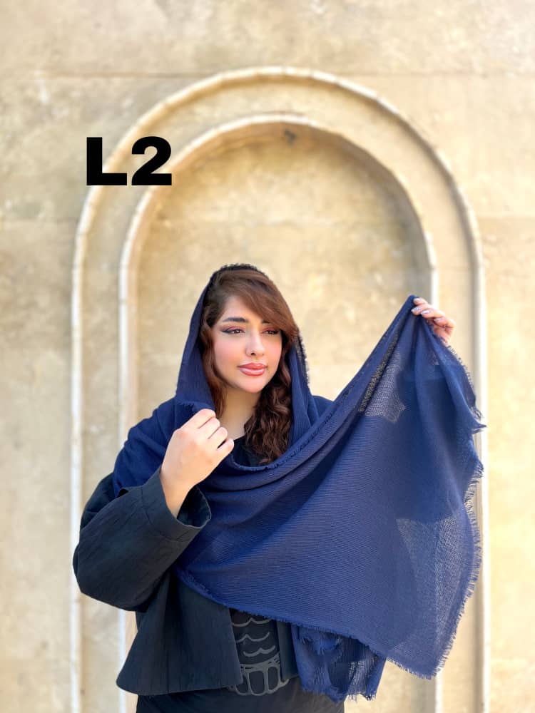 IMG-20251024-WA0041(1) شال پلیسه برشکاه 4طرف ریش(31130) - Image 3