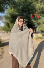 شال حریر لبه پروانه (31139) - Image 6