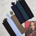 شال پفکی نخی منگوله دار(31153)