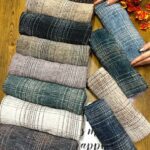 شال پلیسه نخی منگوله دار(31155)