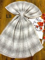 شال پلیسه نخی منگوله دار(31155) - Image 12