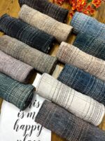 شال پلیسه نخی منگوله دار(31155) - Image 9