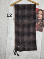 شال پلیسه نخی منگوله دار(31155) - Image 4